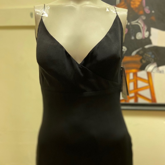 Black Long Backless Dress - Picture 2 of 6